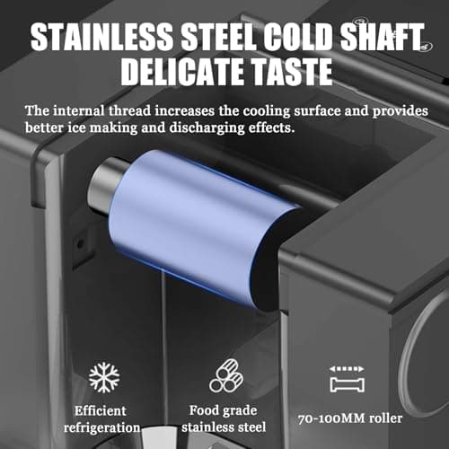 Commercial Snowflake Ice Shaver with Adjustable Thickness — image 1