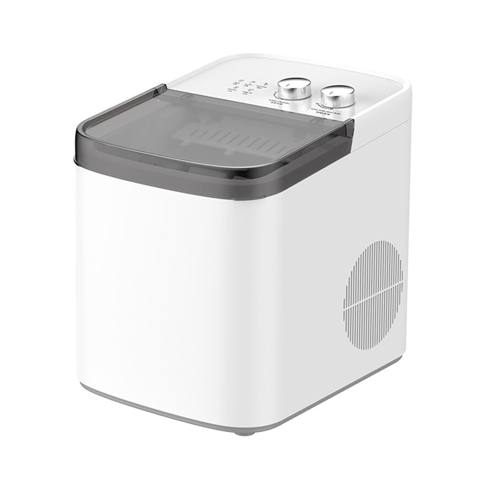 Portable Ice Maker with Dual Ice Size Selection