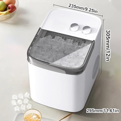 Portable Ice Maker with Dual Ice Size Selection — image 3