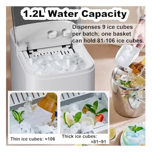 Portable Ice Maker with Dual Ice Size Selection — image 5