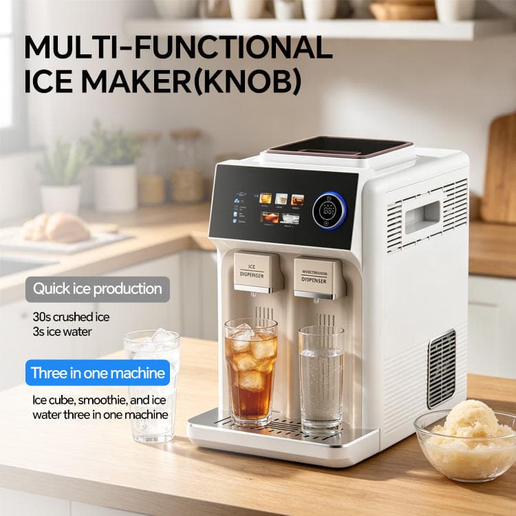 Multi Functional Ice Maker Automatic 3 In 1 Ice Maker Ice Slush Cold Water High Output 15kg 24h For Home Party — image 9