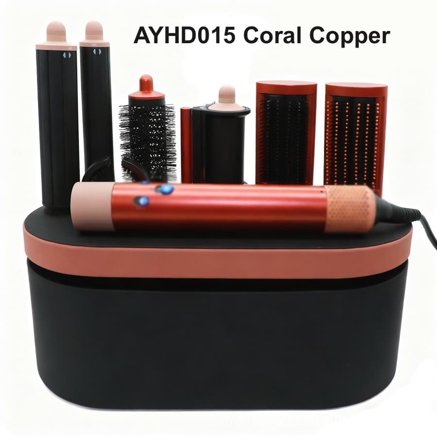 Professional High-Speed 7-in-1 Ionic Air Styler Set, 1600W Hair Dryer for Salon & Home Use — image 4