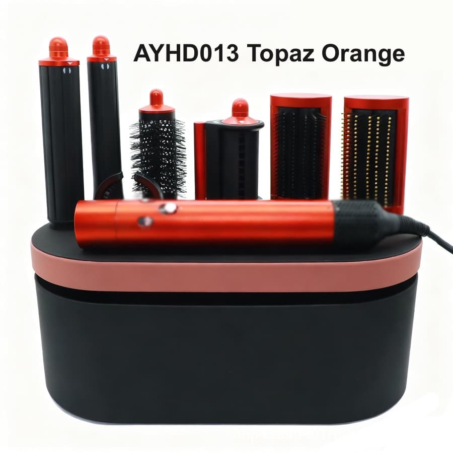 Professional High-Speed 7-in-1 Ionic Air Styler Set, 1600W Hair Dryer for Salon & Home Use — image 6