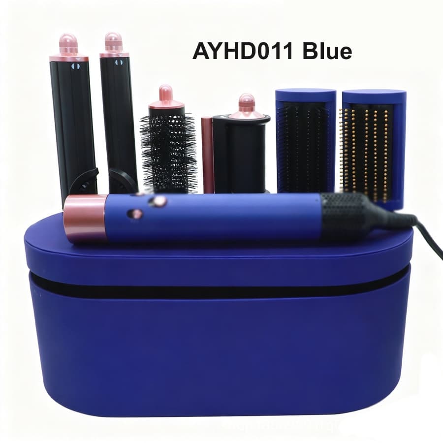 Professional High-Speed 7-in-1 Ionic Air Styler Set, 1600W Hair Dryer for Salon & Home Use — image 8